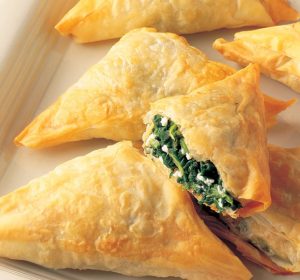 spinach & phyllo - spanakopita triangles