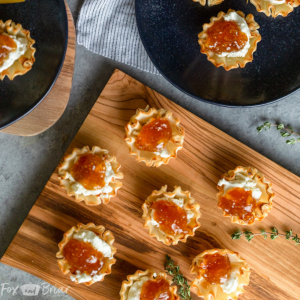 fig goat cheese phyllo shells