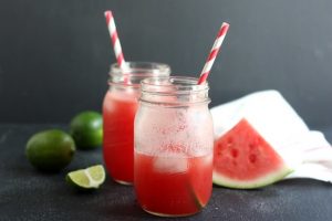 fourth of july - watermelon lime drink