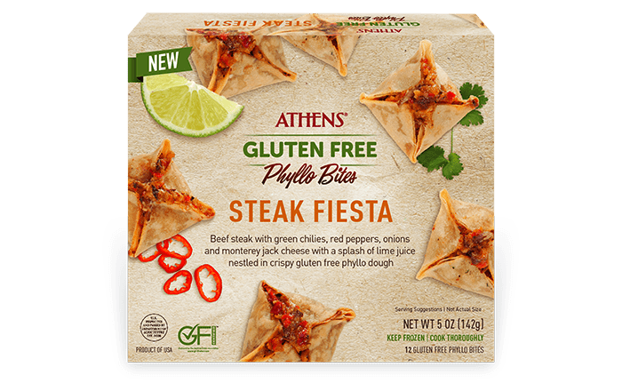 steak fiesta gluten free phyllo bites